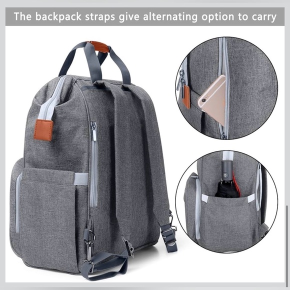 LUXJA Breast Pump Bag with Compartments for Cooler Bag Breast Pump Backpack - Picture 5 of 17